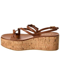 Tod’S Leather Wedge Sandal
