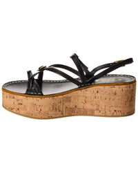 Tod’S Leather Wedge Sandal