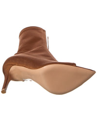 Gianvito Rossi Hiroko 85 Lycra & Vinyl Bootie