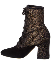Gianvito Rossi Gianvito Rossi Danis 85 Knit & Suede Boot