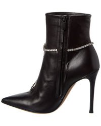 Gianvito Rossi Brilliant 105 Leather Bootie