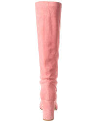 Gianvito Rossi Glen 85 Suede Knee-High Boot