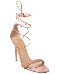 Gianvito Rossi Leomi Leather Sandal Tan