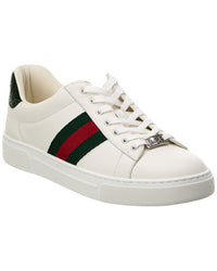 Gucci Ace Leather Sneaker 36 White