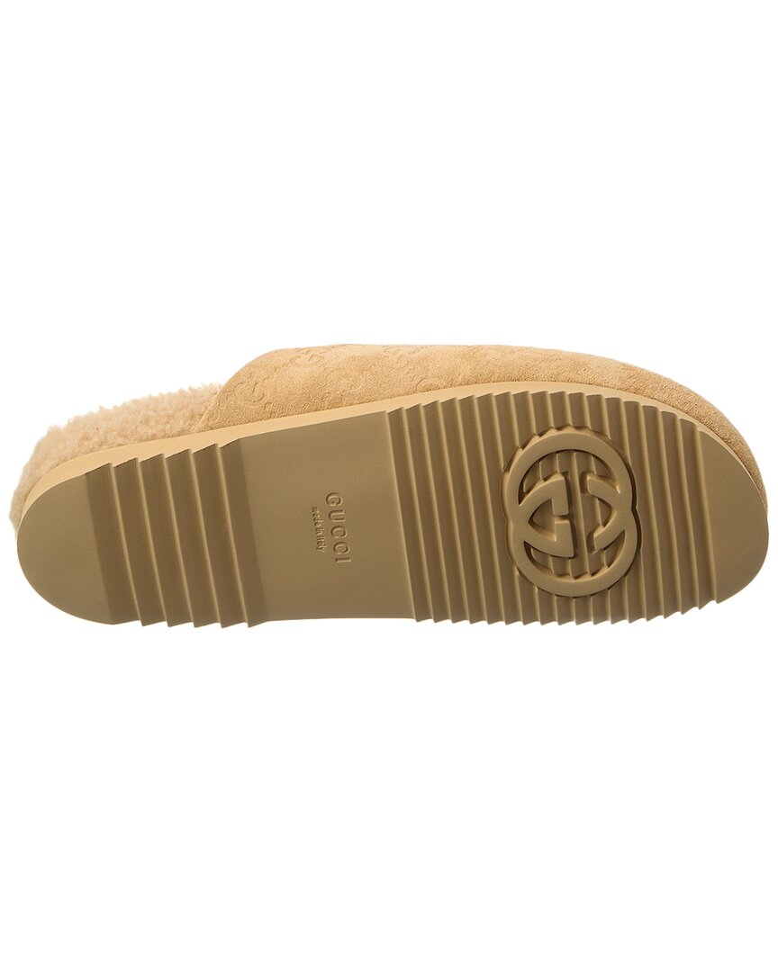 Gucci Horsebit Suede Mule