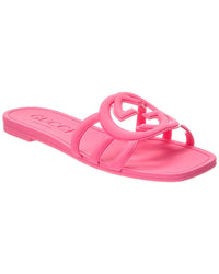 Gucci Interlocking G Rubber Sandal