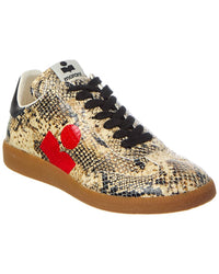 Isabel Marant Kaycee Leather Sneaker Beige