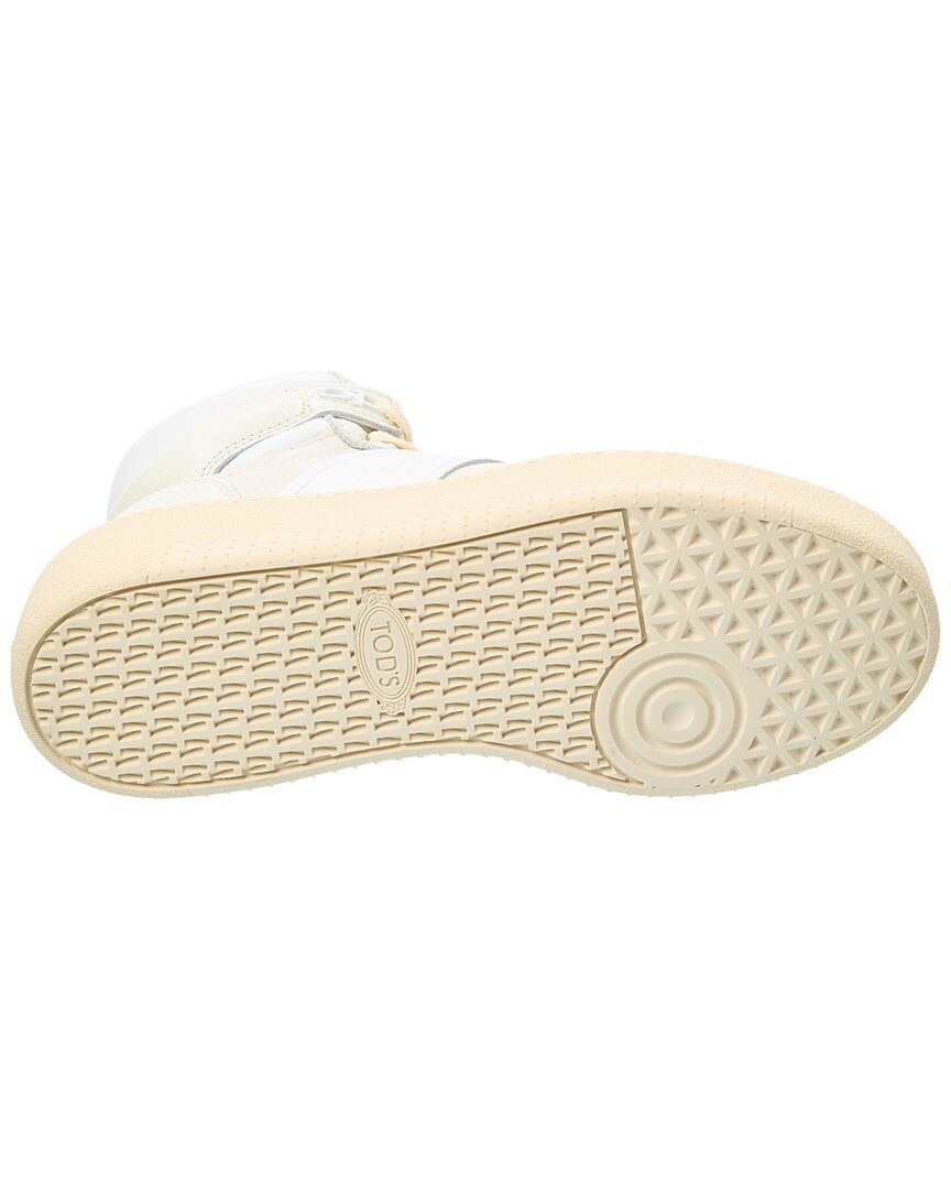Tod’S Sportiva Leather High-Top Sneaker