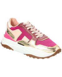 Tod’S Fonda Leather & Mesh Sneaker 36 Pink