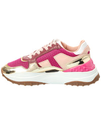 Tod’S Fonda Leather & Mesh Sneaker