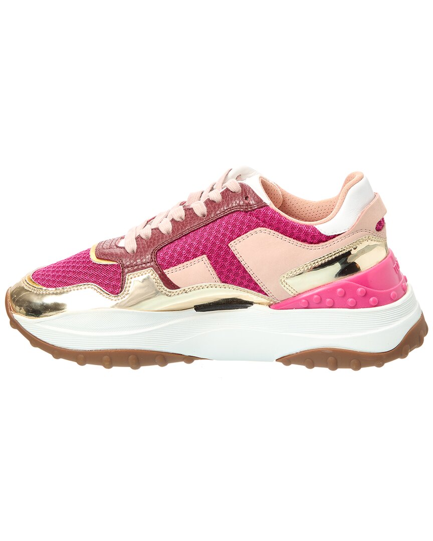 Tod’S Fonda Leather & Mesh Sneaker