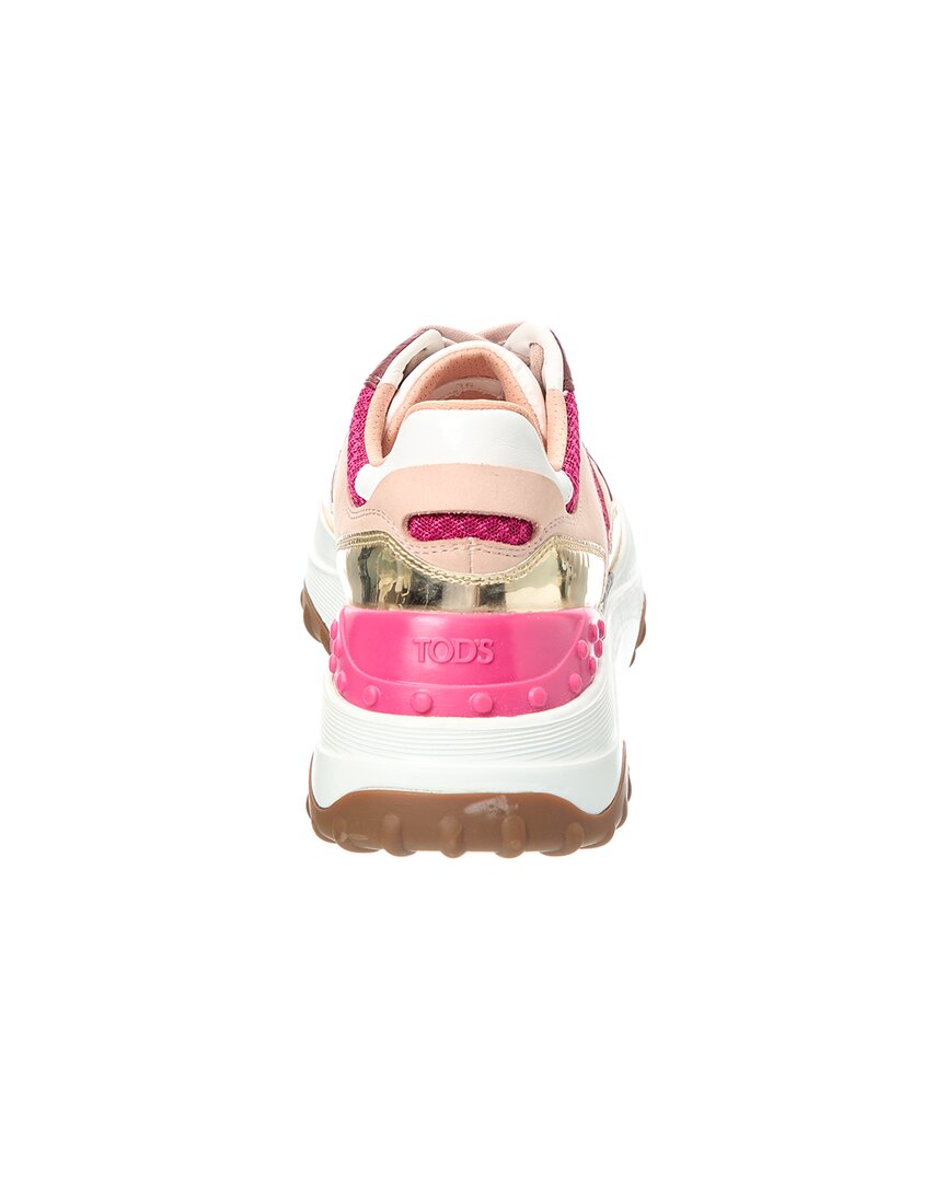 Tod’S Fonda Leather & Mesh Sneaker