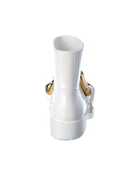 Jw Anderson Chain Rubber Boot, 36, White