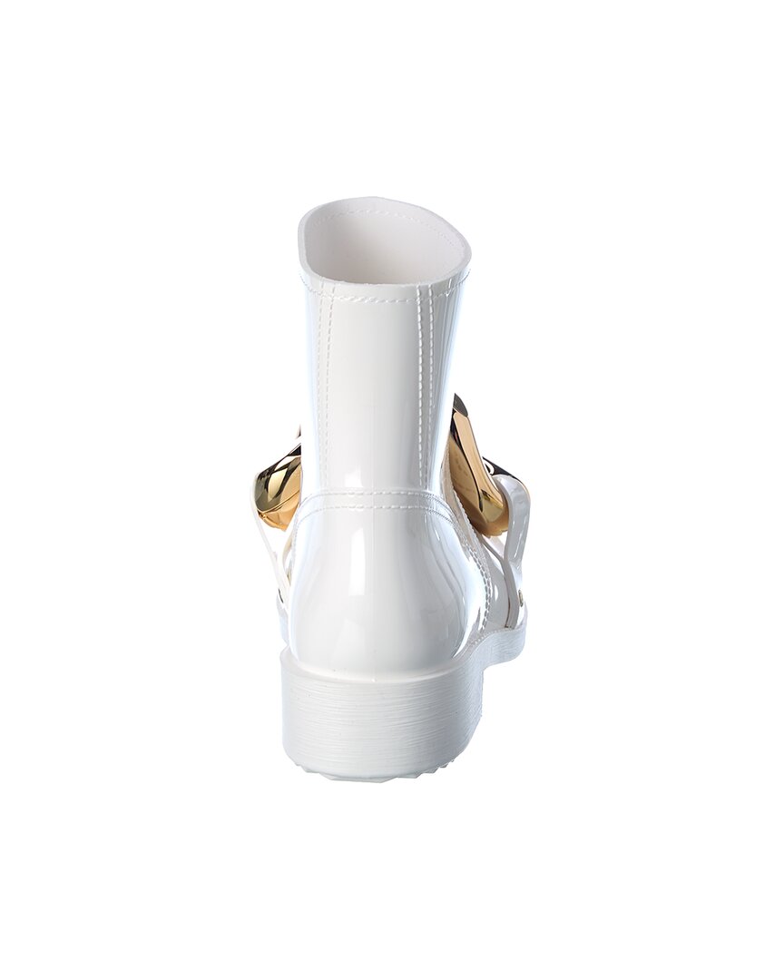 Jw Anderson Chain Rubber Boot, 36, White