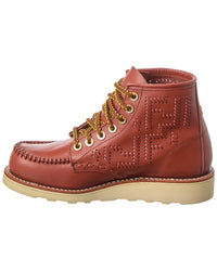 Fendi X Red Wing Leather Bootie