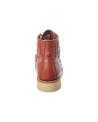Fendi X Red Wing Leather Bootie
