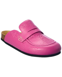 Jw Anderson Logo Leather Mule Pink 35