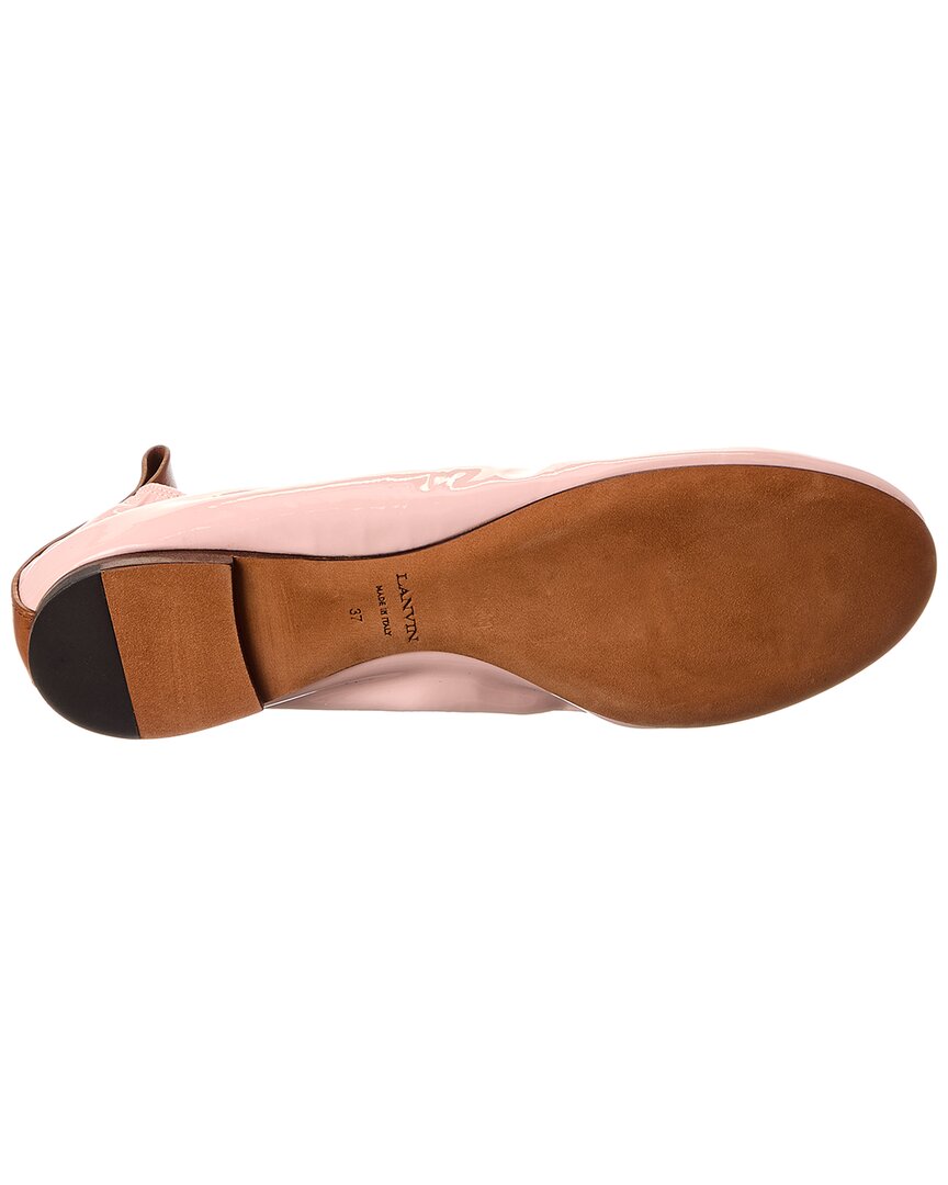 Lanvin Patent Ballerina Flat
