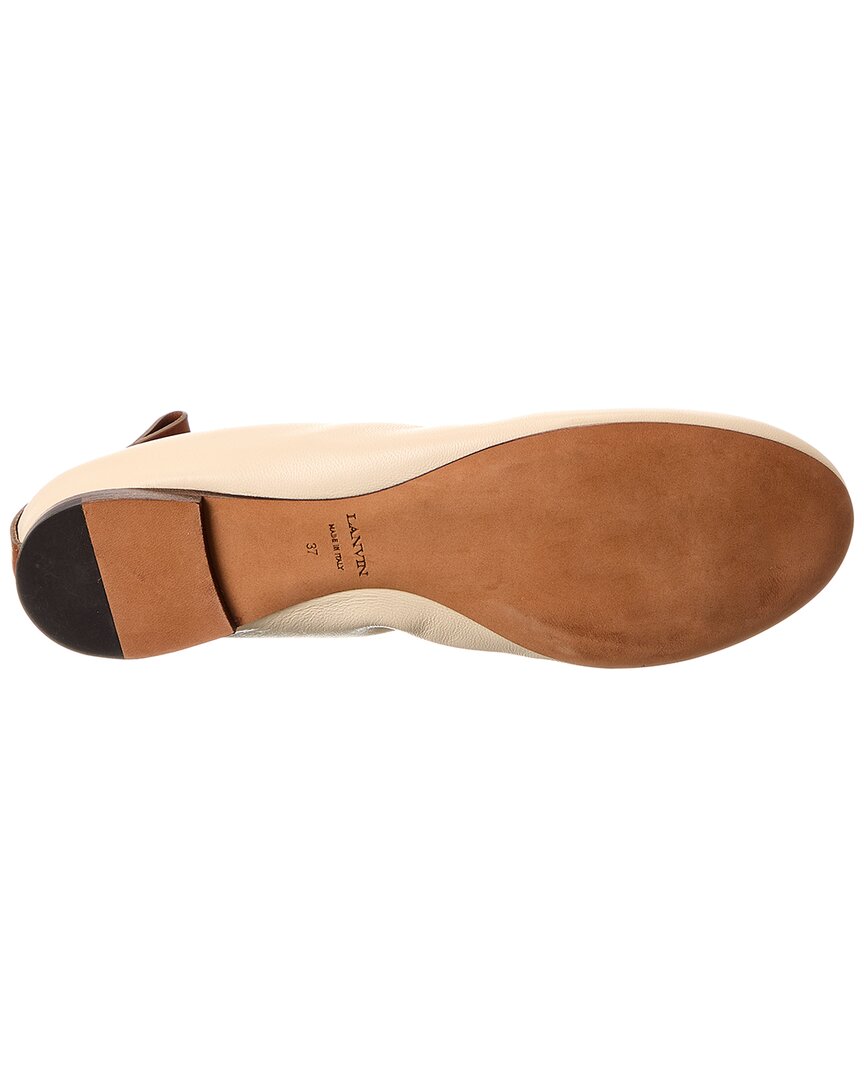 Lanvin Leather Ballerina Flat