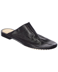 Bottega Veneta Dot Leather Slipper Black