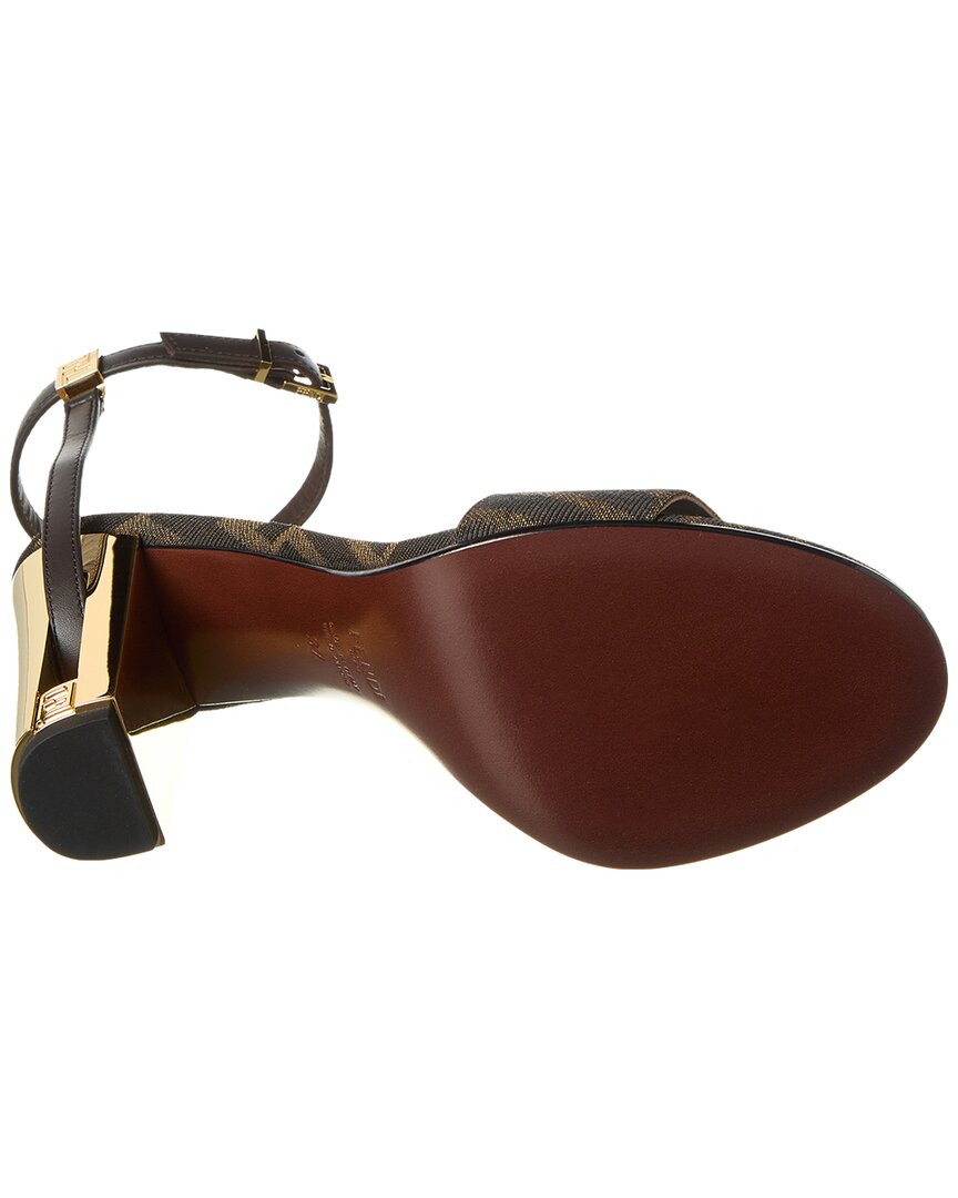 FENDI Fendi Delfina Ff & Leather Sandal