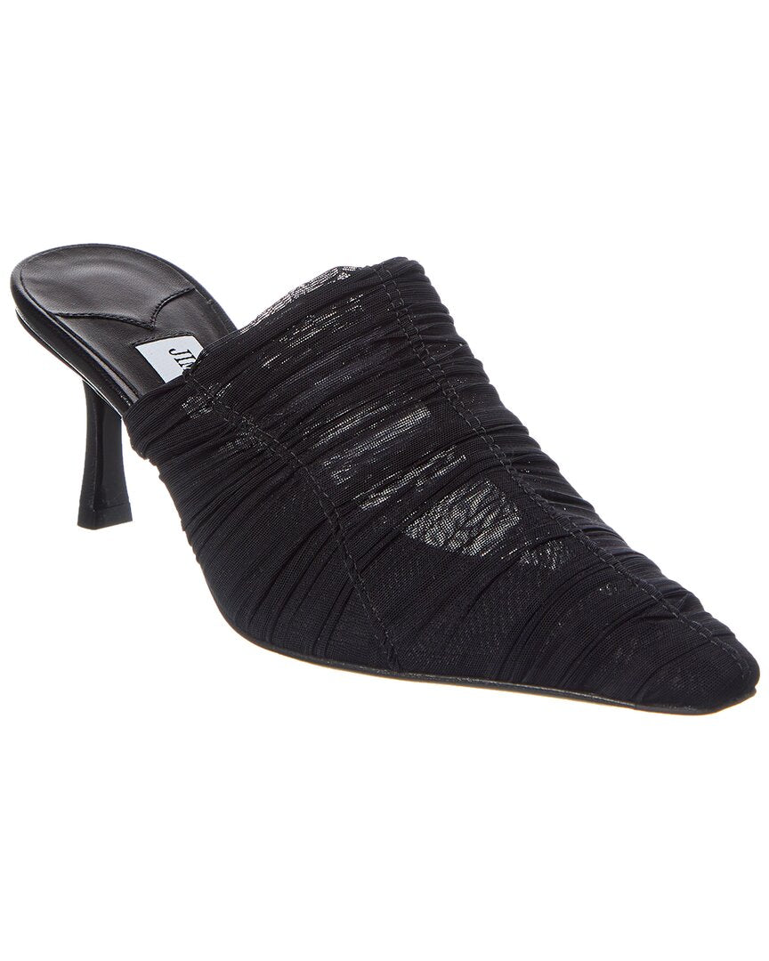 Jimmy Choo Lotta 65 Ruched Tulle Mule – Bluefly
