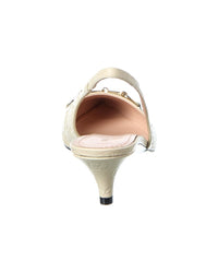 Gucci Horsebit Leather Slingback Pump