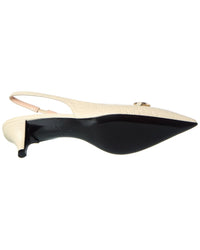Gucci Horsebit Leather Slingback Pump