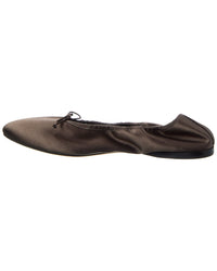 The Row Awar Silk Ballet Flat
