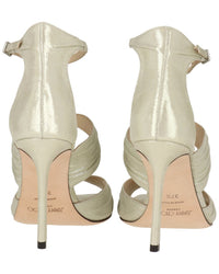 Jimmy Choo Aura 95 Leather Sandal