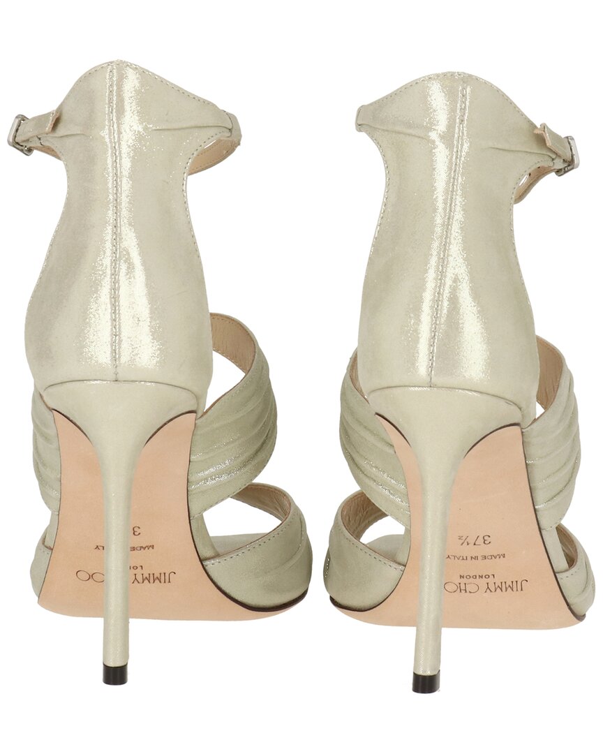 Jimmy Choo Aura 95 Leather Sandal