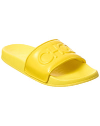 Jimmy Choo Azari/F Leather Slide 36 Yellow