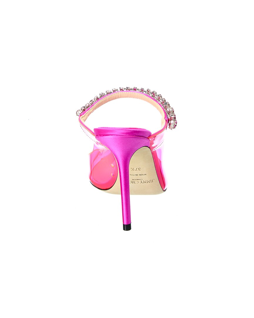 Jimmy Choo Bing 100 Plexi & Satin Pump