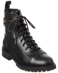 Jimmy Choo Cayo Leather Boot Black