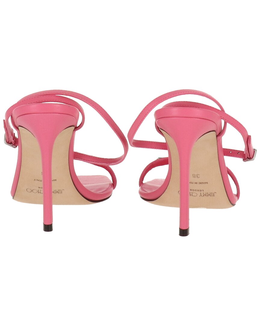 【JIMMY CHOO】 Jaxon 95 パテントレザー サンダル Jimmy Choo Jaxon 95 Leather Sandal – Bluefly
