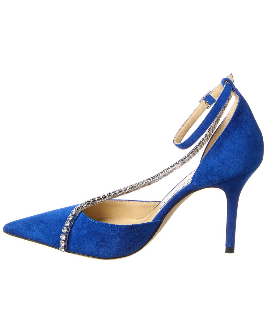 Jimmy Choo Talika 85 Suede Pump – Bluefly