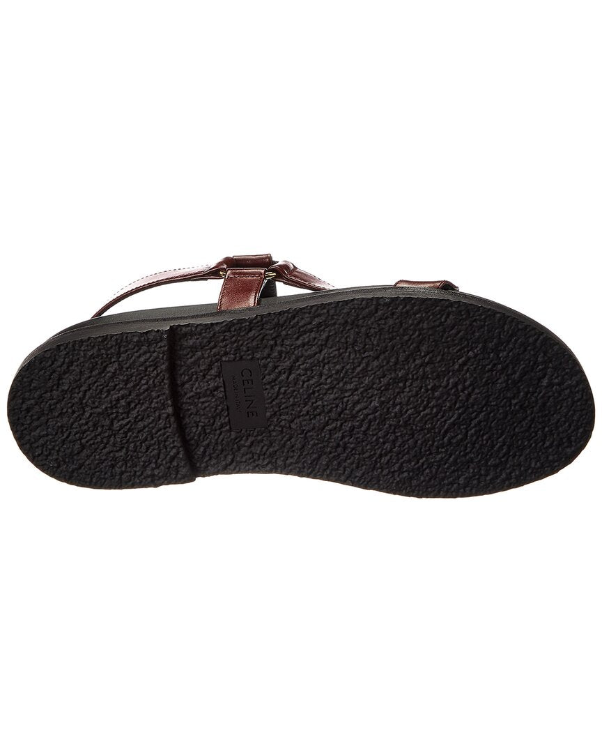 Celine Maud Triomphe Leather Sandal