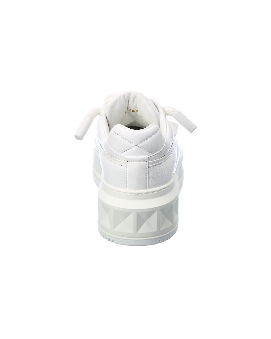 Valentino Roman Stud Leather Sneaker