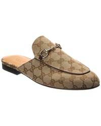 Gucci Princetown Gg Canvas Mule 36 Beige