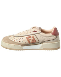 Fendi Match Leather & Suede Sneaker