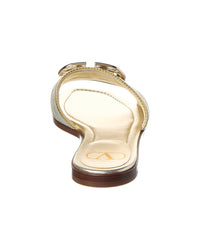 Valentino Vlogo Leather Sandal