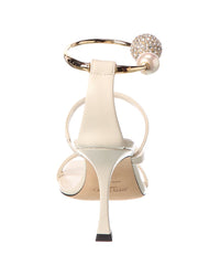 Jimmy Choo Ottilia 90 Leather Sandal