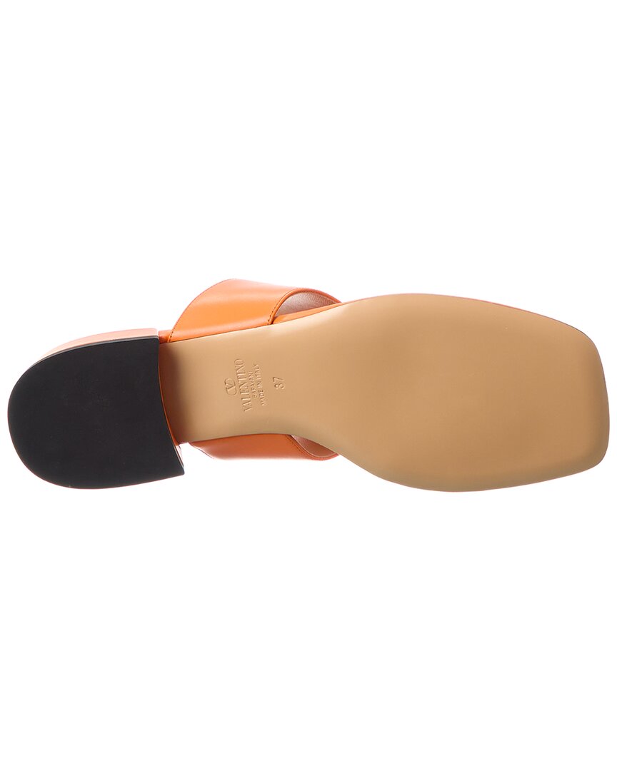 Valentino Vlogo Signature Leather Sandal