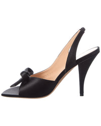 Dior Bow Satin Slingback Sandal