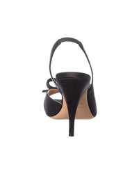Dior Bow Satin Slingback Sandal