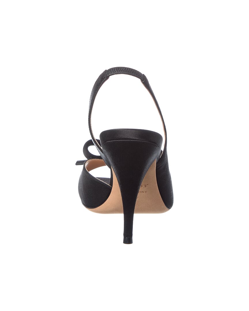Dior Bow Satin Slingback Sandal