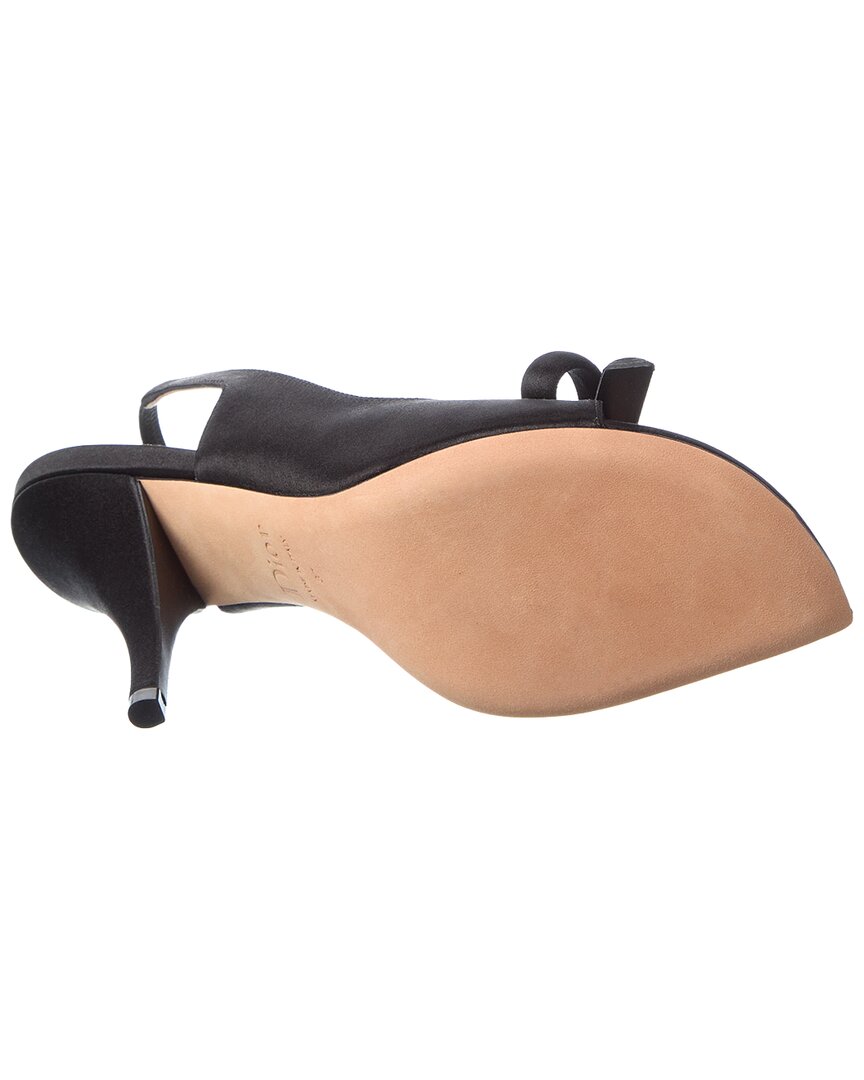 Dior Bow Satin Slingback Sandal