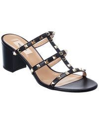 Valentino Valentino Rockstud Caged 60 Leather Sandal
