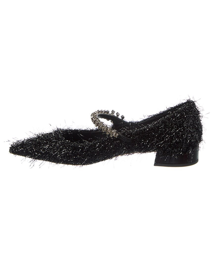 Jimmy Choo Bing Tinsel Flat