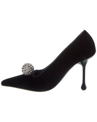 Jimmy Choo Orb 95 Velvet Pump